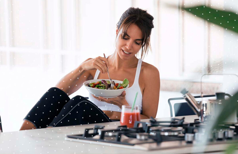 Cuida de tu alimentación y evita subir de peso