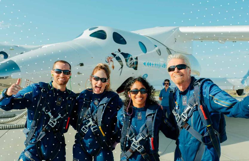 Virgin Galactic llevó a Richard Branson al espacio